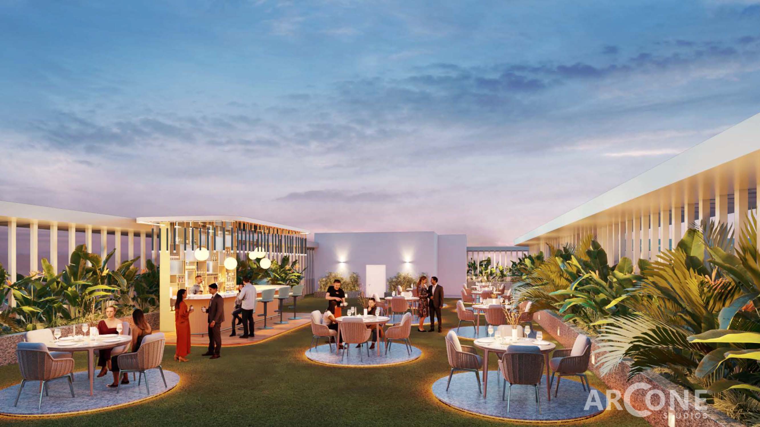 Artistic impression from the supplied Delta Square One project material