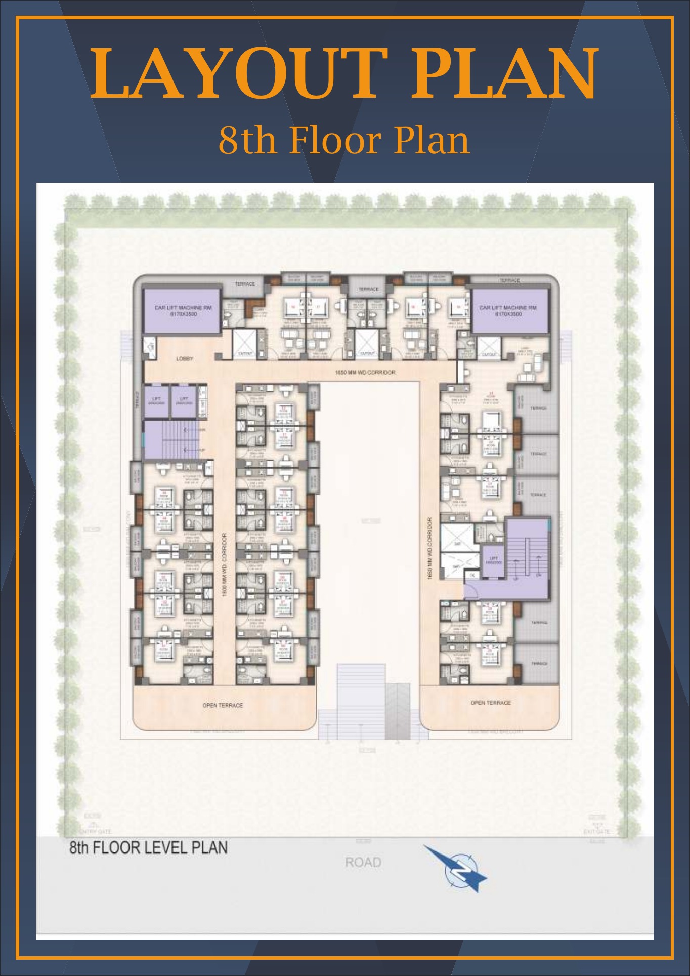 Supplied Delta Square 8th floor floor plan