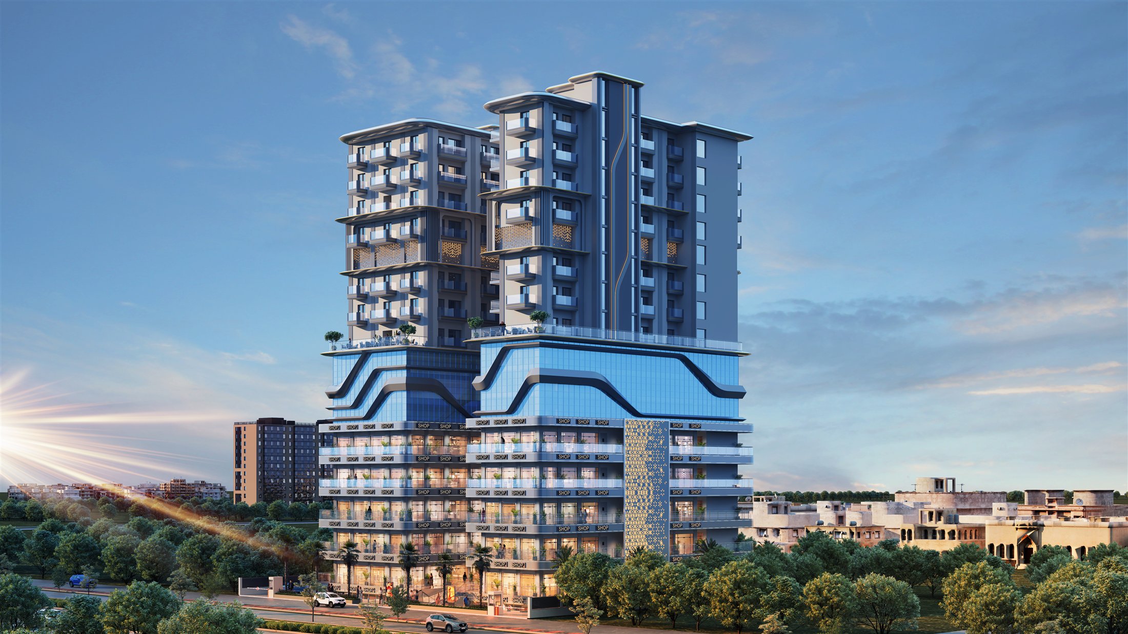 Artistic impression of Delta Square